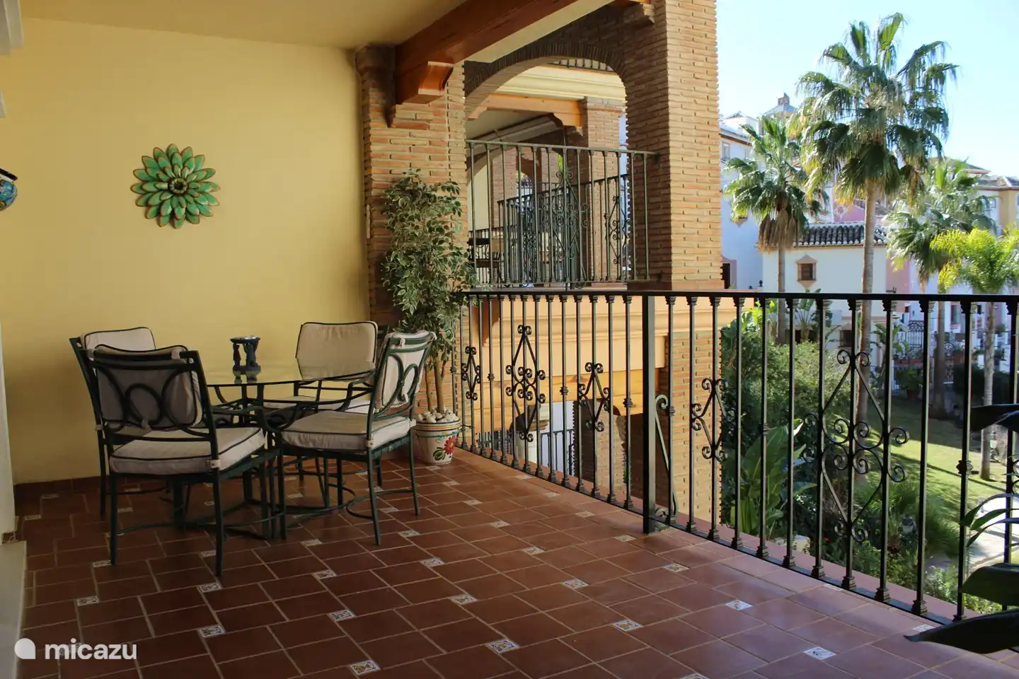 Sitzbereich auf der Terrasse