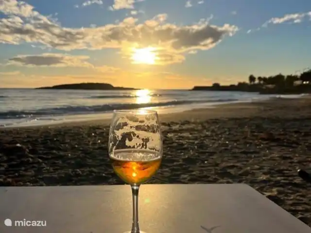Ático de lujo con vistas al mar en España, Costa Cálida, Puerto de Mazarrón - apartamento Relajarse en la playa en un chiringuito