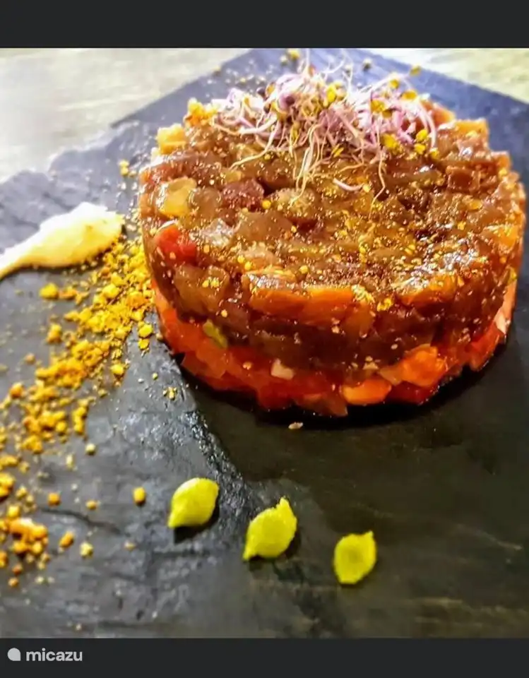 Délicieux tartare de saumon