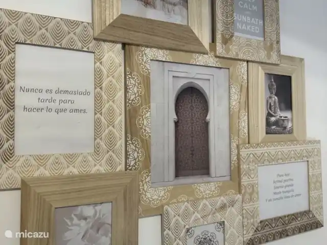 Casa Los Olivos Vista - Chambre Lucio | Espagne, Costa Cálida, Aguilas - chambres d'hôtes Décoration sur le mur de la pièce.