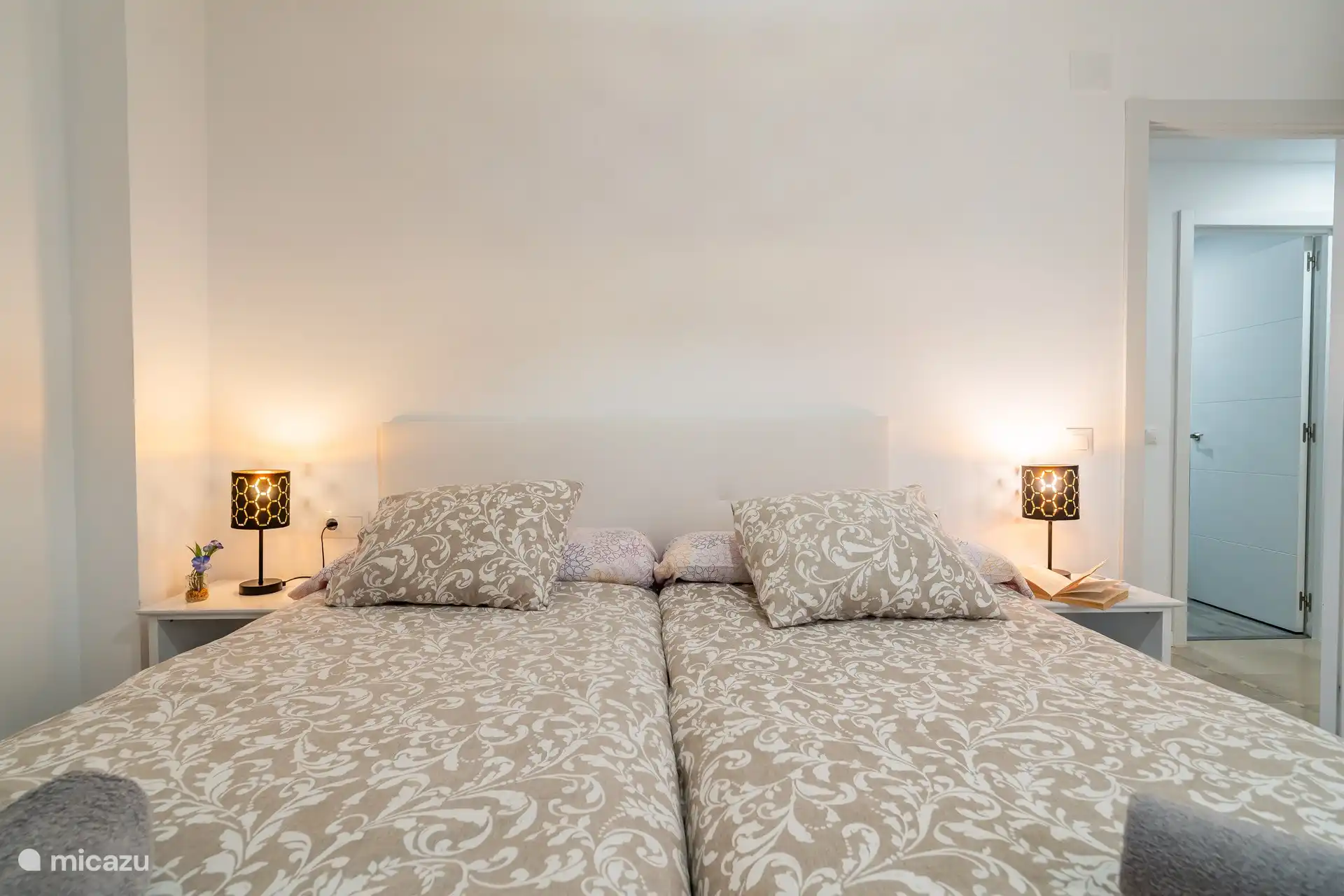 Troisième chambre avec lits simples.