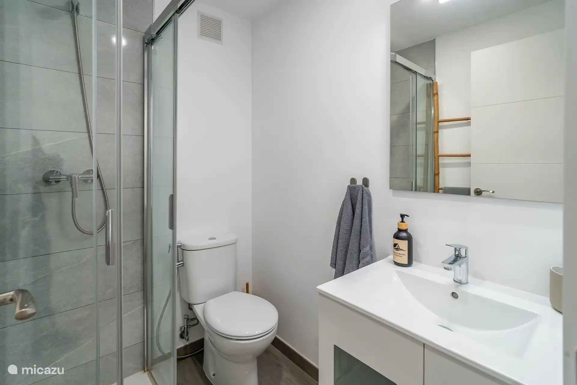 Deuxième salle de bain, toutes deux avec douche. 