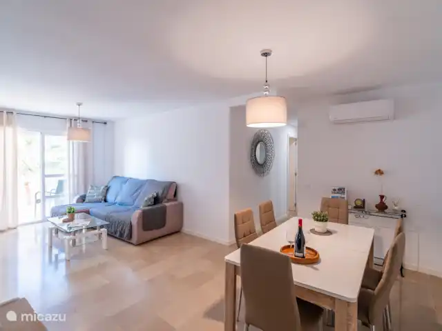 Casa Playa Guadalmar huren in Spanje, Costa del Sol, Málaga - appartement Woon/eetkamer in deze ruime flat.