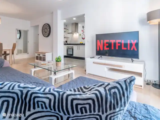 Casa Playa Guadalmar huren in Spanje, Costa del Sol, Málaga - appartement Smart TV met alles erop en eraan.