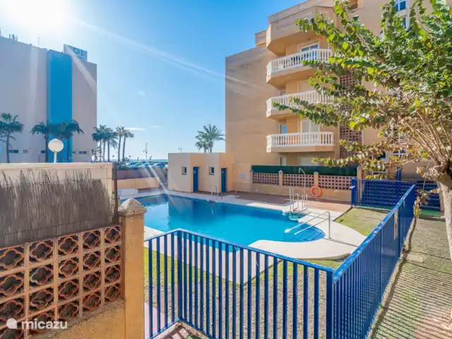 Casa Playa Guadalmar huren in Spanje, Costa del Sol, Málaga - appartement Zona exterior con piscina.