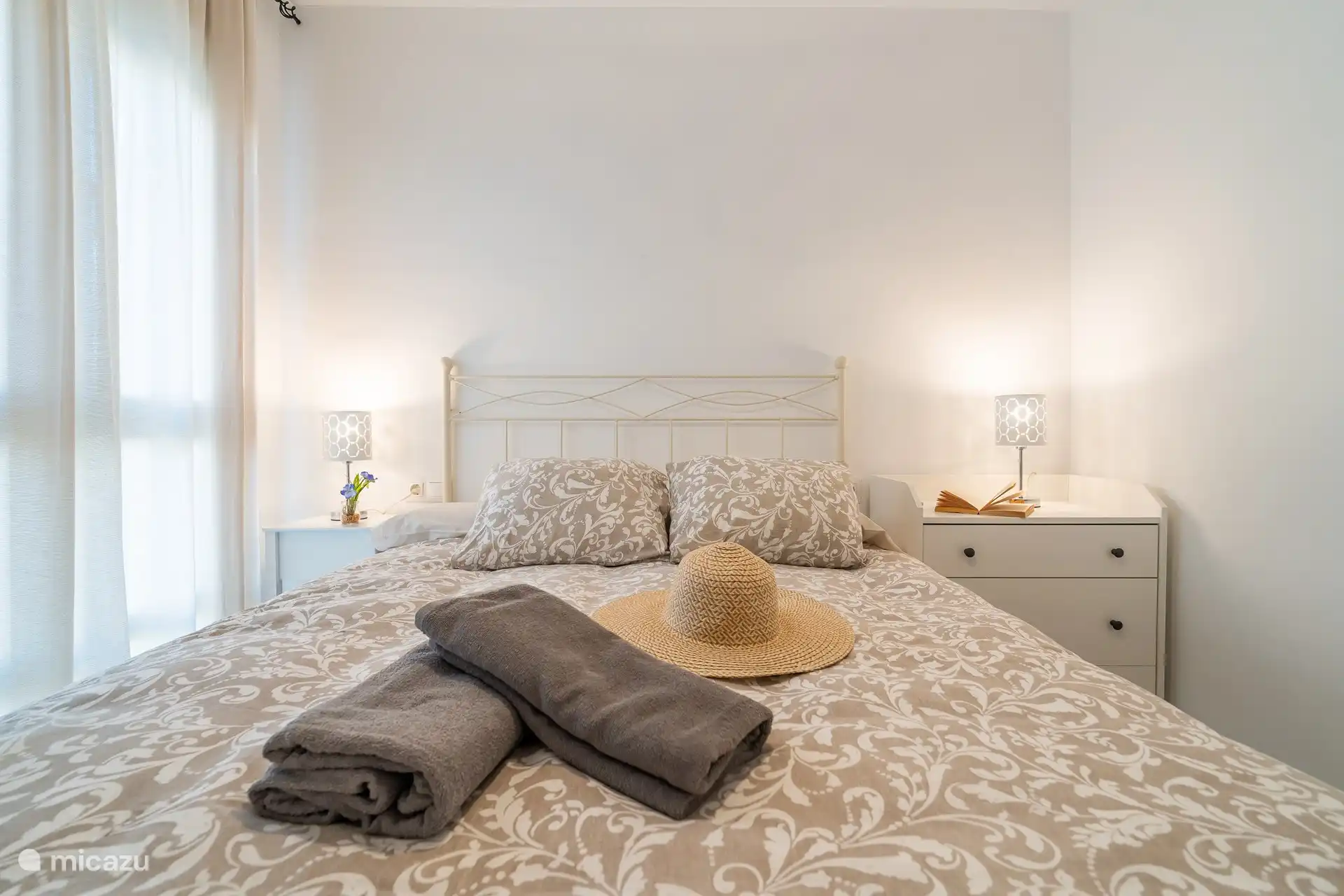 Vue imprenable depuis la deuxième chambre. 