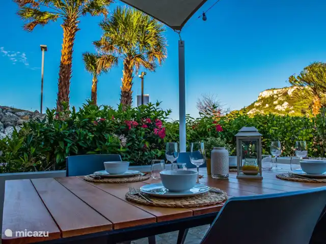 Suerte azul 2 en Curazao, Curazao Centro, Blue Bay - apartamento Vista desde la terraza.