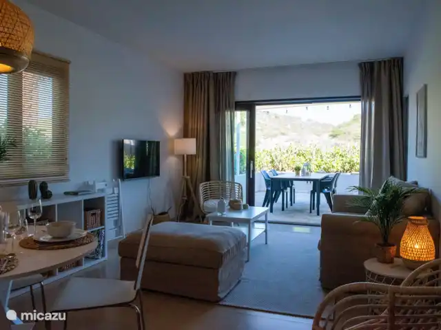 Suerte azul 2 en Curazao, Curazao Centro, Blue Bay - apartamento Sala de estar