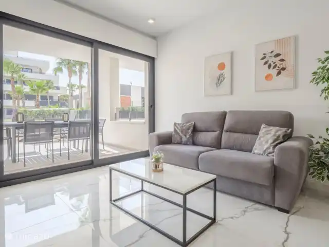 Casa Costa Blanca Zuid huren in Spanje, Costa Blanca, Orihuela Costa - appartement Woonkamer met uitzicht op het terras