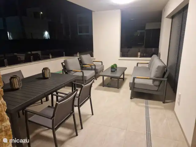 Casa Costa Blanca Zuid huren in Spanje, Costa Blanca, Orihuela Costa - appartement Het Terras met  een loungeset en een tafel voor 4 ( optie 6 personen)