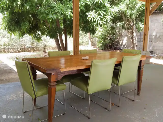 Villa Tropicale 191 | Curaçao, Curaçao-Centre, Jongbloed - maison de vacances Table à manger d’extérieur