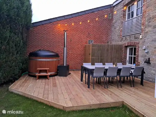 La Caverne | Belgique, Ardennes, Han-Sur-Lesse - maison de vacances Terrasse + bain à remous