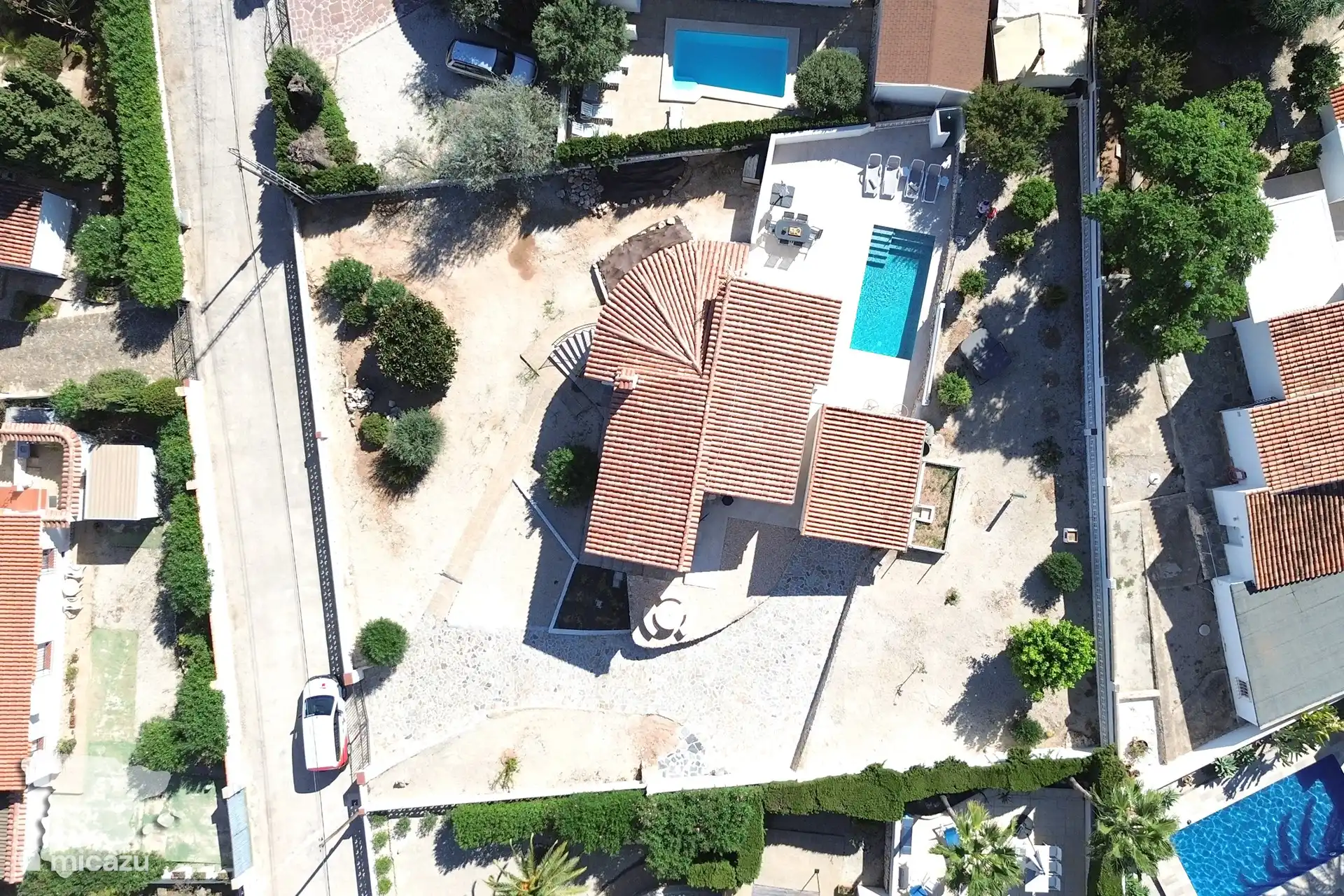 Bovenaanzicht woning