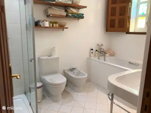 Villa Monte do Cerrito huren in Portugal, Algarve, São Brás de Alportel - villa badkamer bij slaapkamer begane grond