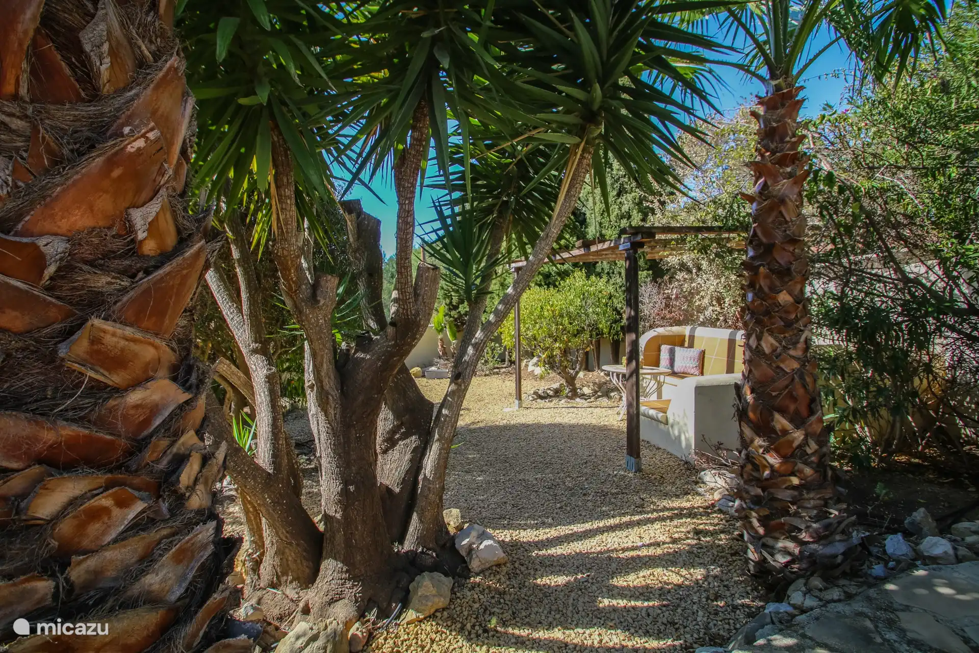 Jardín privado con entrada privada - Apartamento vacacional Merluza en Moraira, Costa Blanca