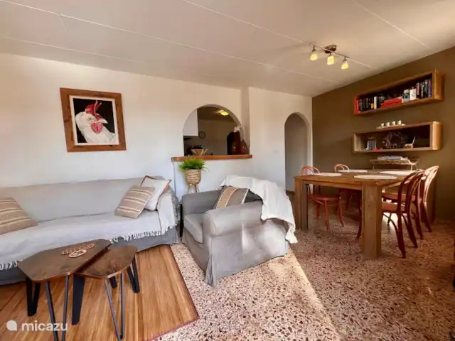 Appartement Merluza | Espagne, Costa Blanca, Moraira - appartement Salon avec table à manger - Appartement de vacances Merluza à Moraira, Costa Blanca