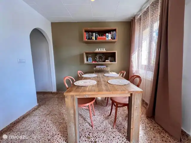 Appartement Merluza | Espagne, Costa Blanca, Moraira - appartement Salon avec table à manger - Appartement de vacances Merluza à Moraira, Costa Blanca