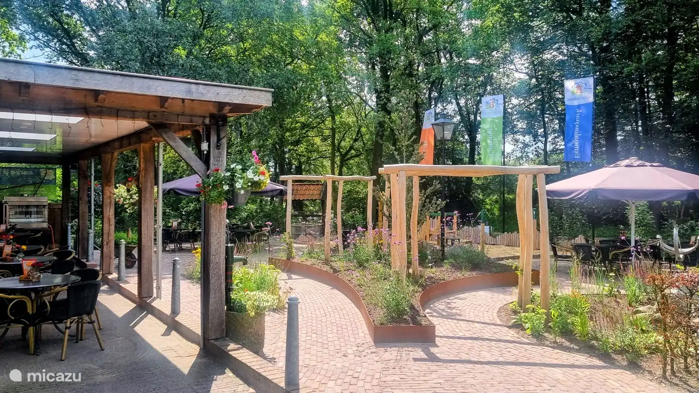 Terrasse im Ferienpark