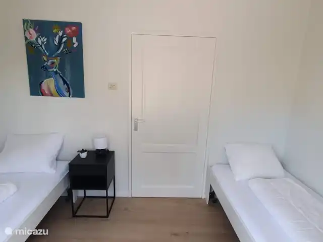 La mésange bleue | Pays-Bas, Overijssel, Ootmarsum - bungalow Chambre 2 avec deux lits simples de 90x200 cm