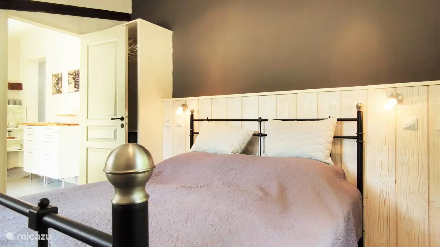 Bedroom with a double bed