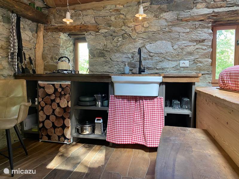 Holiday home in Italy, Piedmont, Cravagliana Tiny house Mountain Cabin Valsesia Nel Bosco