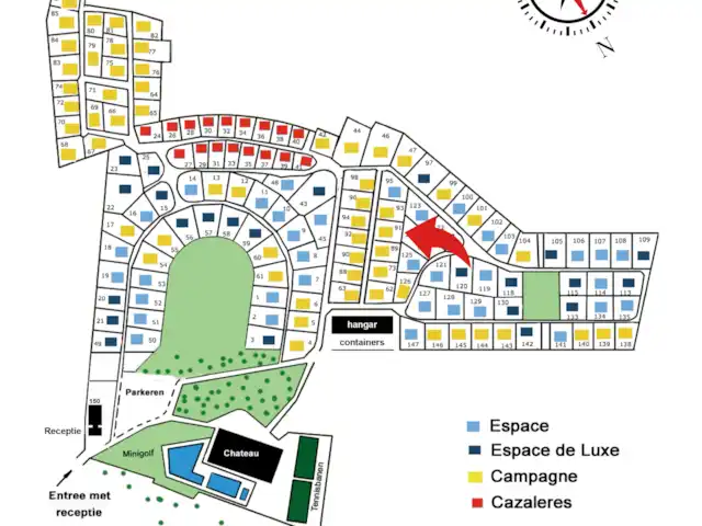 Château Cazaleres Villa 91 | France, Ariège, Daumazan-sur-Arize - maison de vacances Emplacement dans le parc