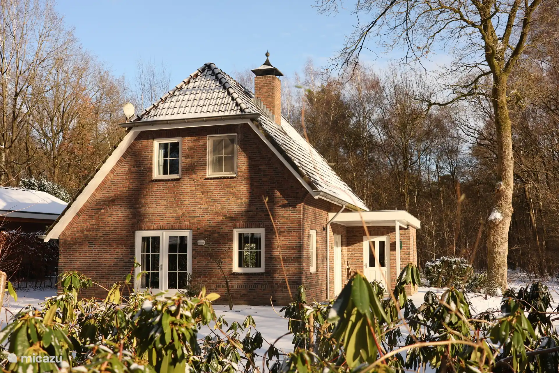De putter in winterse sferen