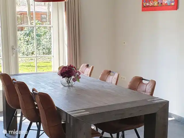 Le Chardonneret | Pays-Bas, Overijssel, Ootmarsum - bungalow Salle à manger spacieuse
