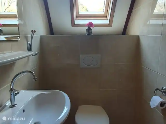 Le Chardonneret | Pays-Bas, Overijssel, Ootmarsum - bungalow WC supplémentaire au 1er étage (avec grand lavabo)