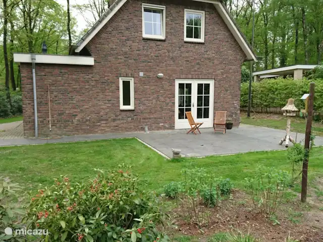 Le Chardonneret | Pays-Bas, Overijssel, Ootmarsum - bungalow Terrasse à l'arrière