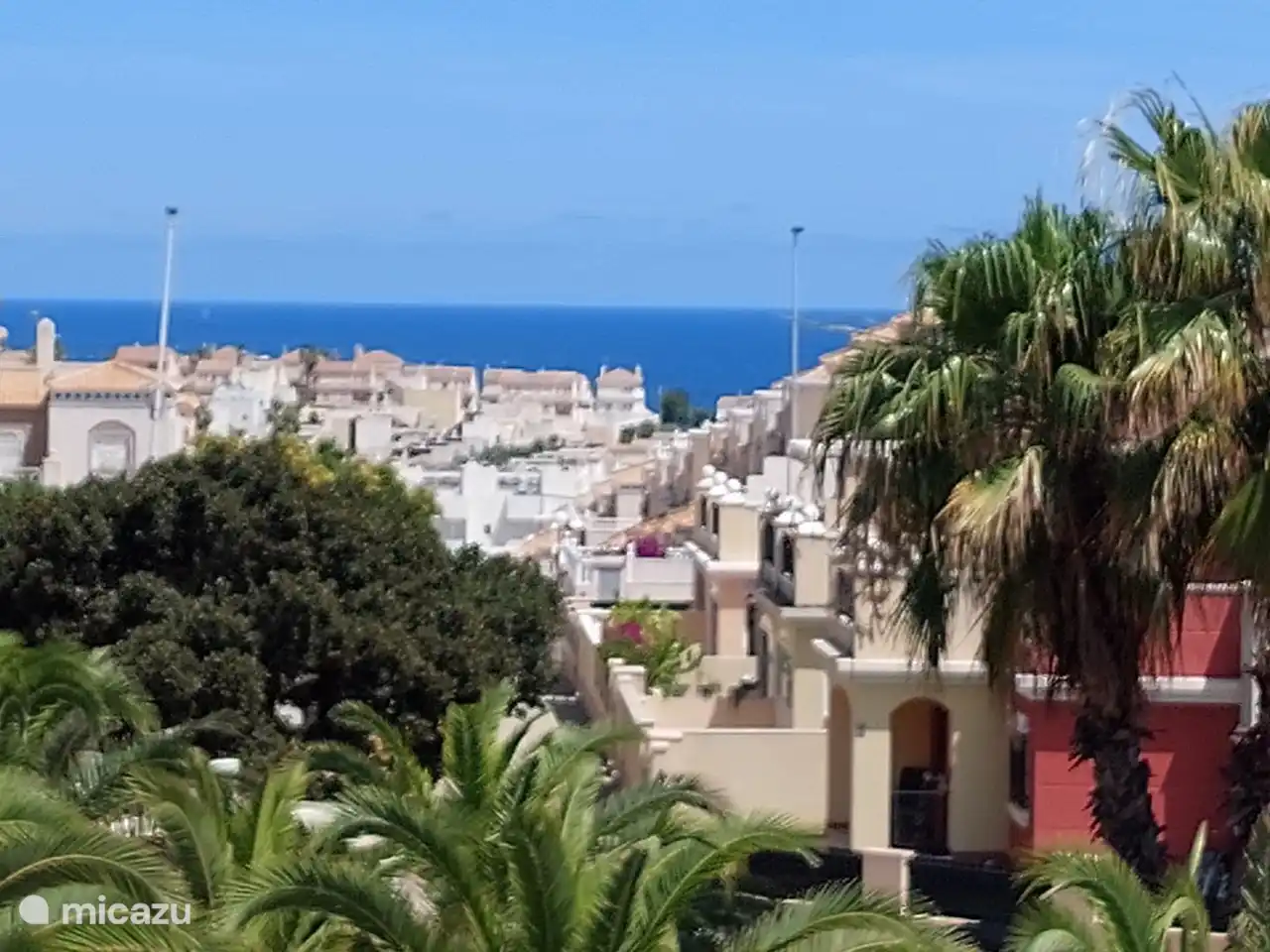view of the sea looking to the left on the balcony