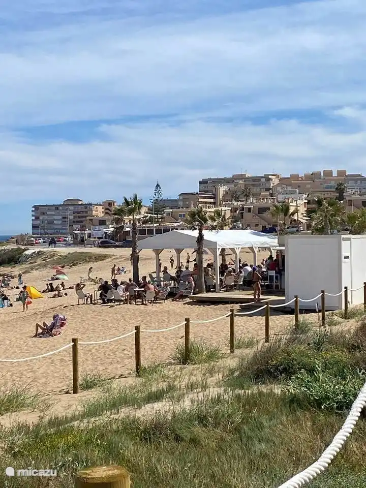 The nearest lovely sandy beach of La Mata. A 15-minute walk, but also very accessible by car and often very close to parking.