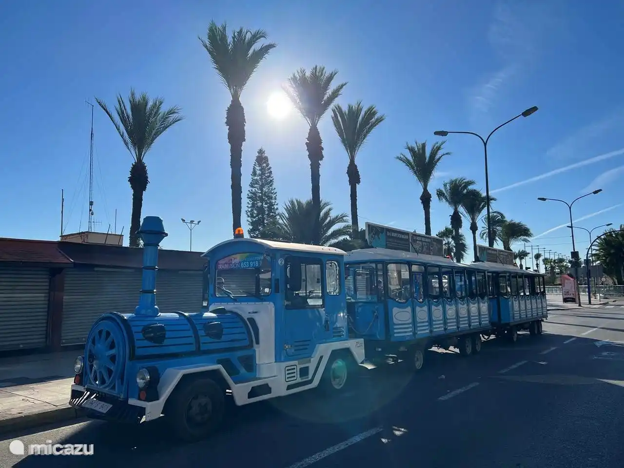 The tourist train that takes you past the salt lakes, among other things