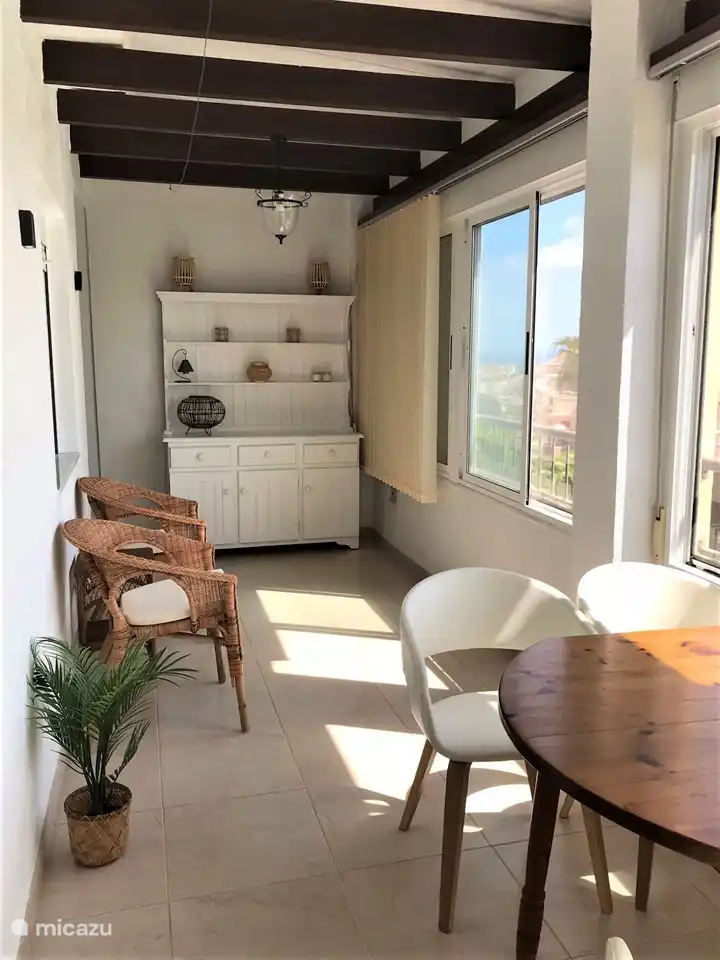 The other side of the balcony