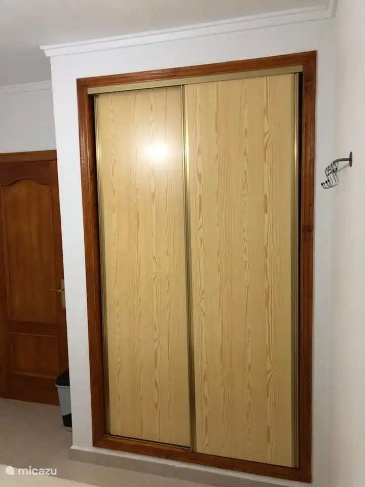 built-in wardrobe of the first bedroom