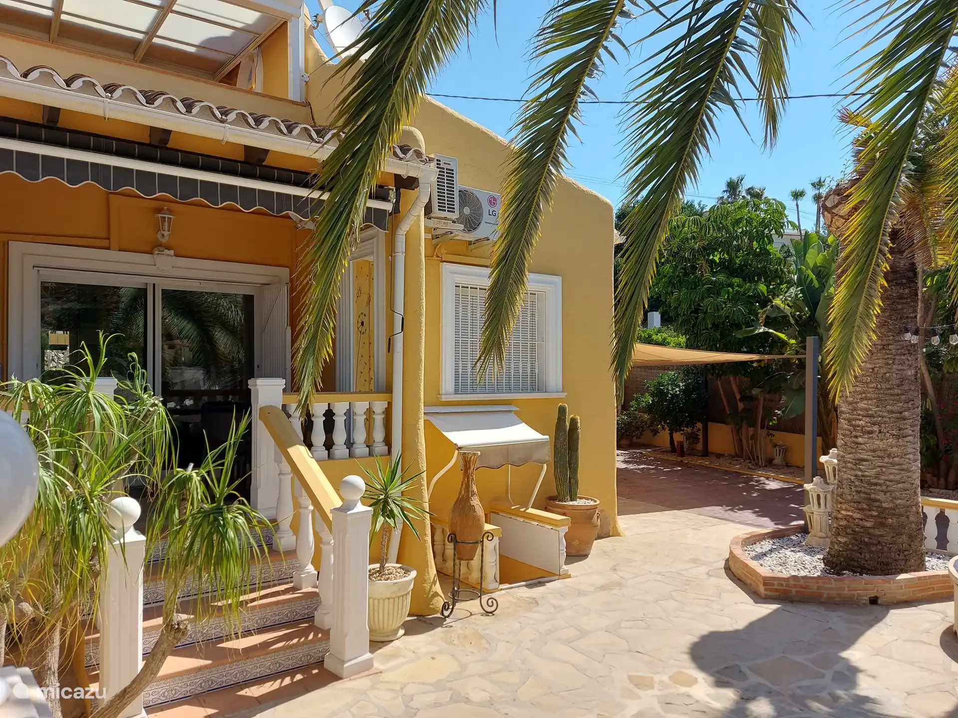 Vue de la maison de vacances