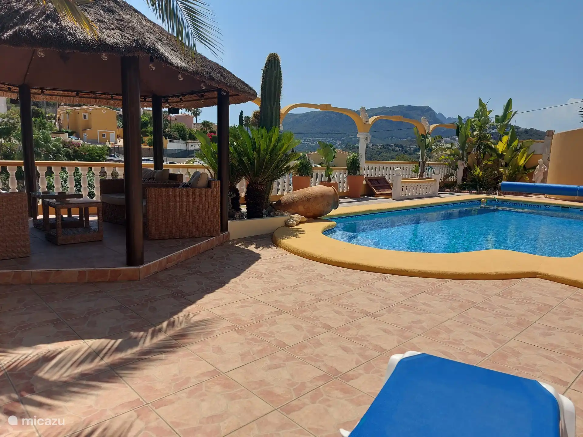 Vue depuis la terrasse de la maison de vacances