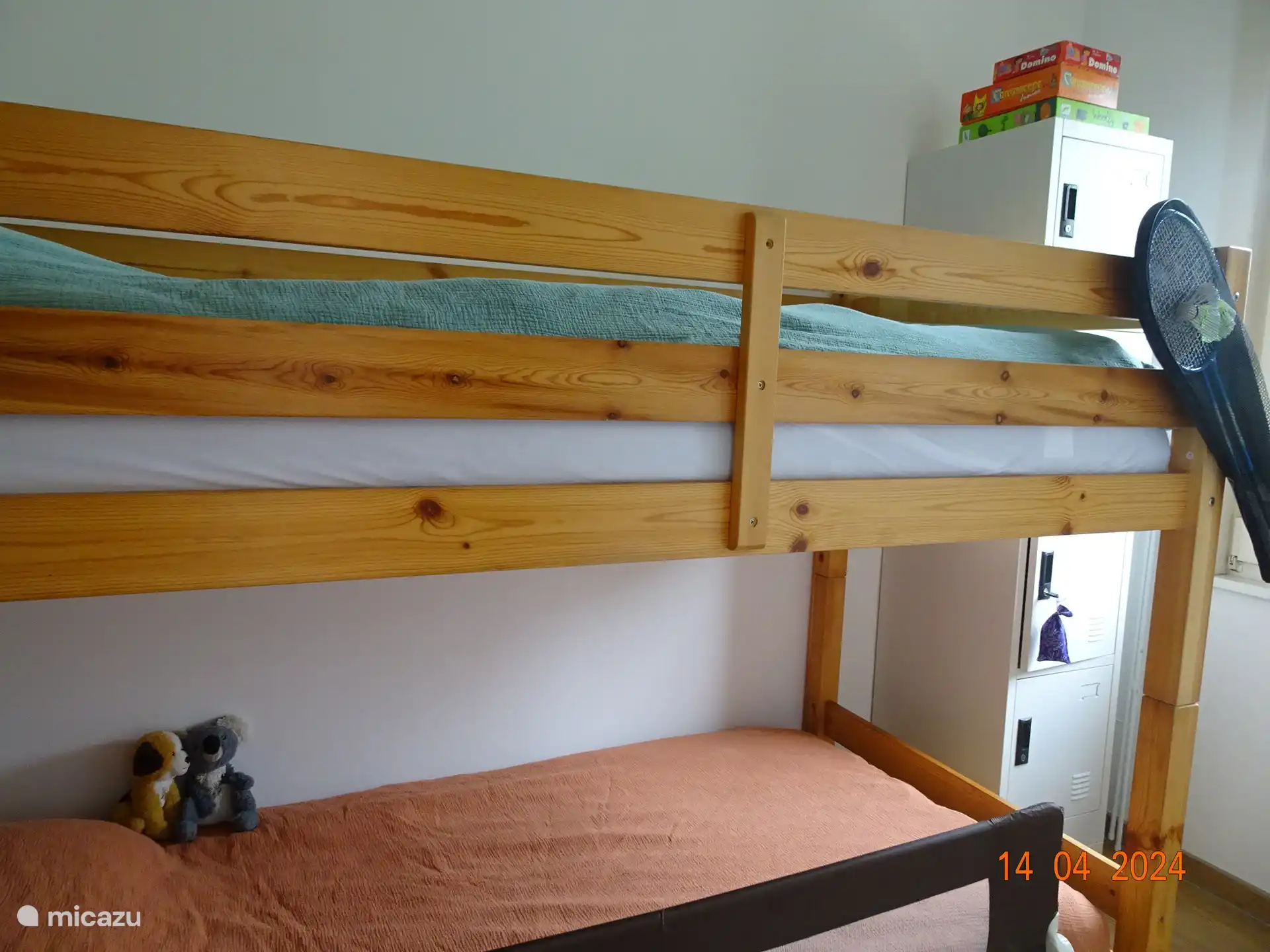 The children's room with two bunk beds