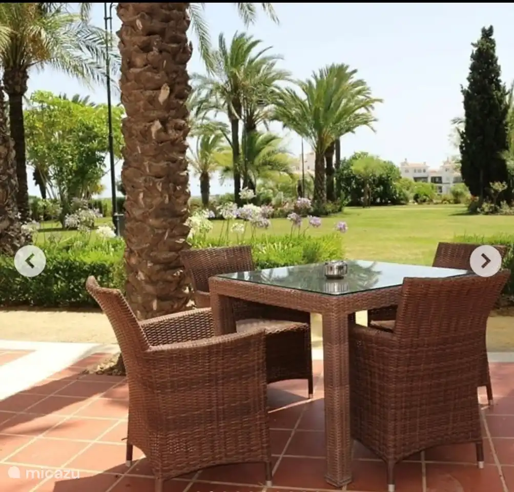 Vista desde la terraza del restaurante.