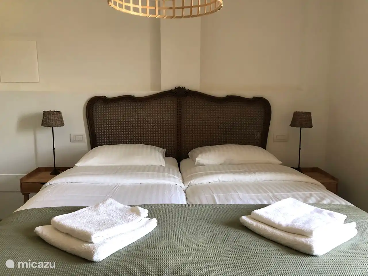 Schlafzimmer 1 im Erdgeschoss.