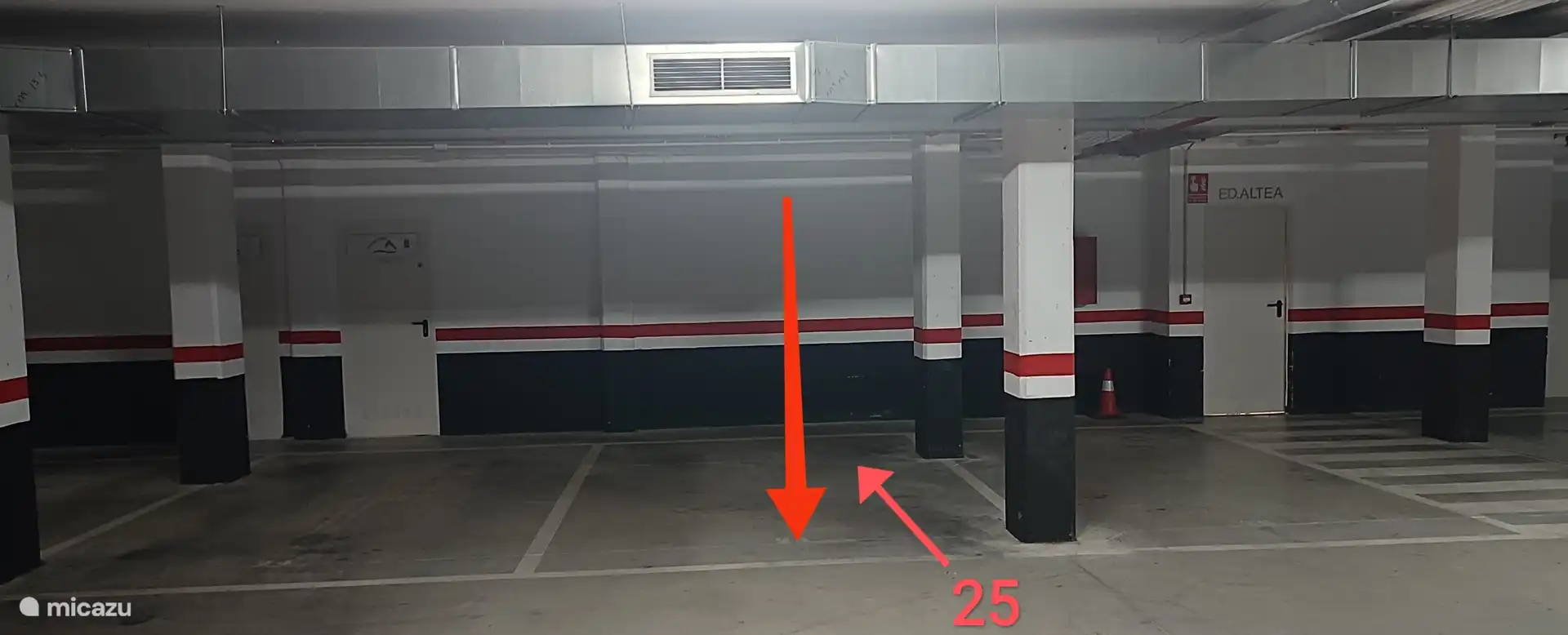 Ondergrondse parkingplaats