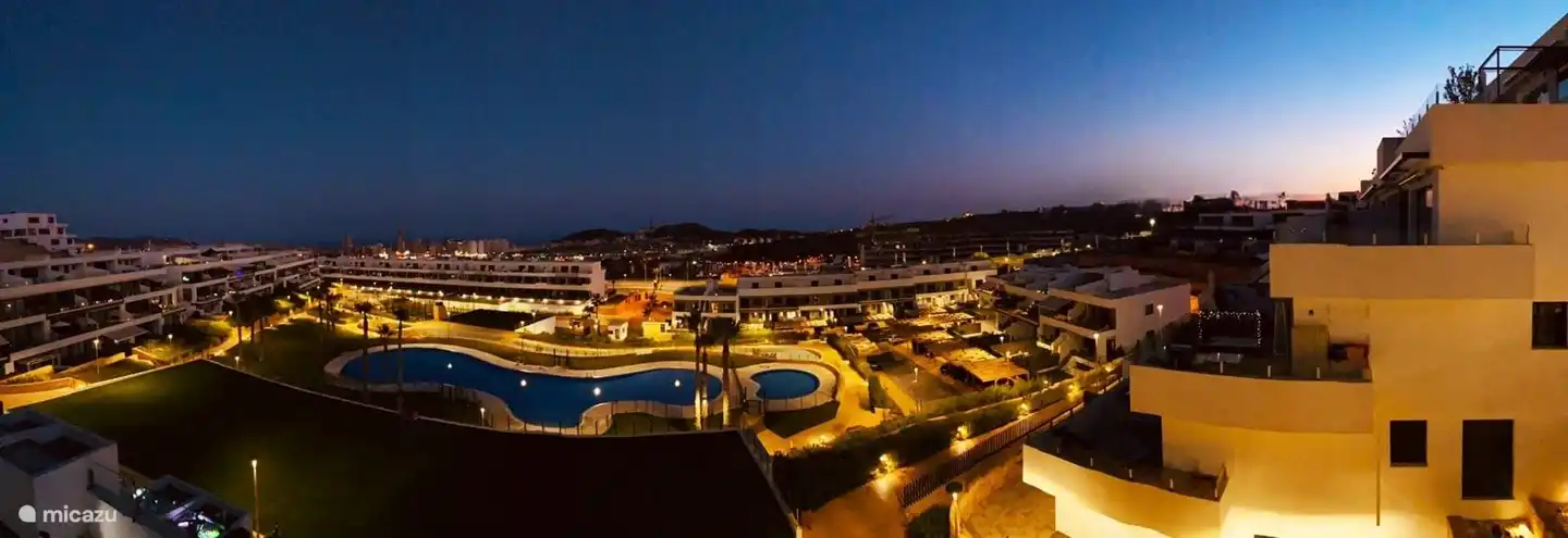 Vue agréable du soir