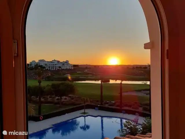 La Casa Mima huren in Spanje, Costa Cálida, Sucina - penthouse Zicht over golfbaan