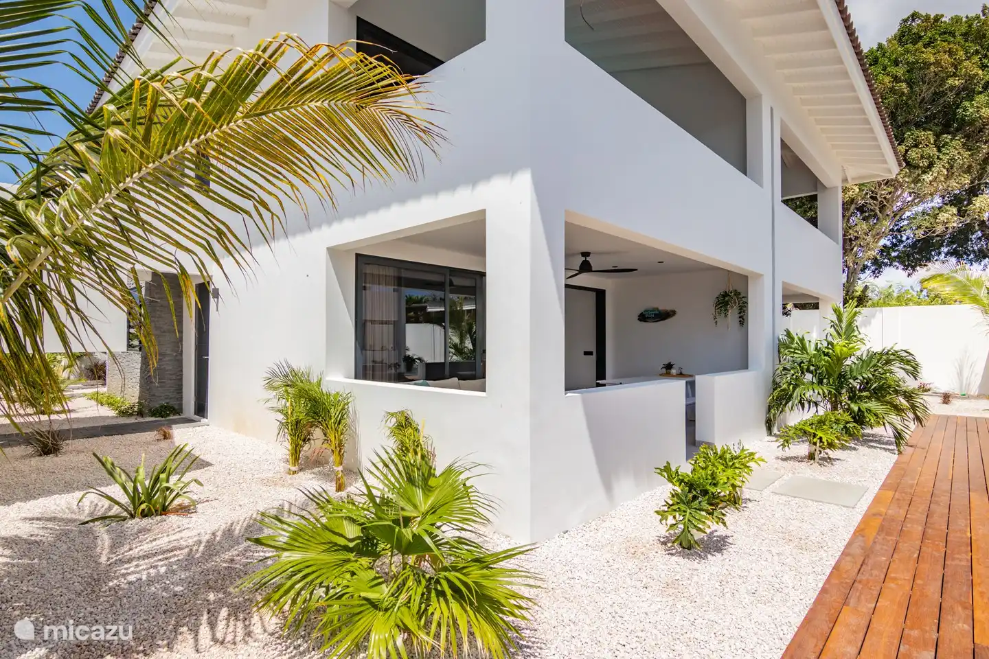 Buitenaanzicht appartement.