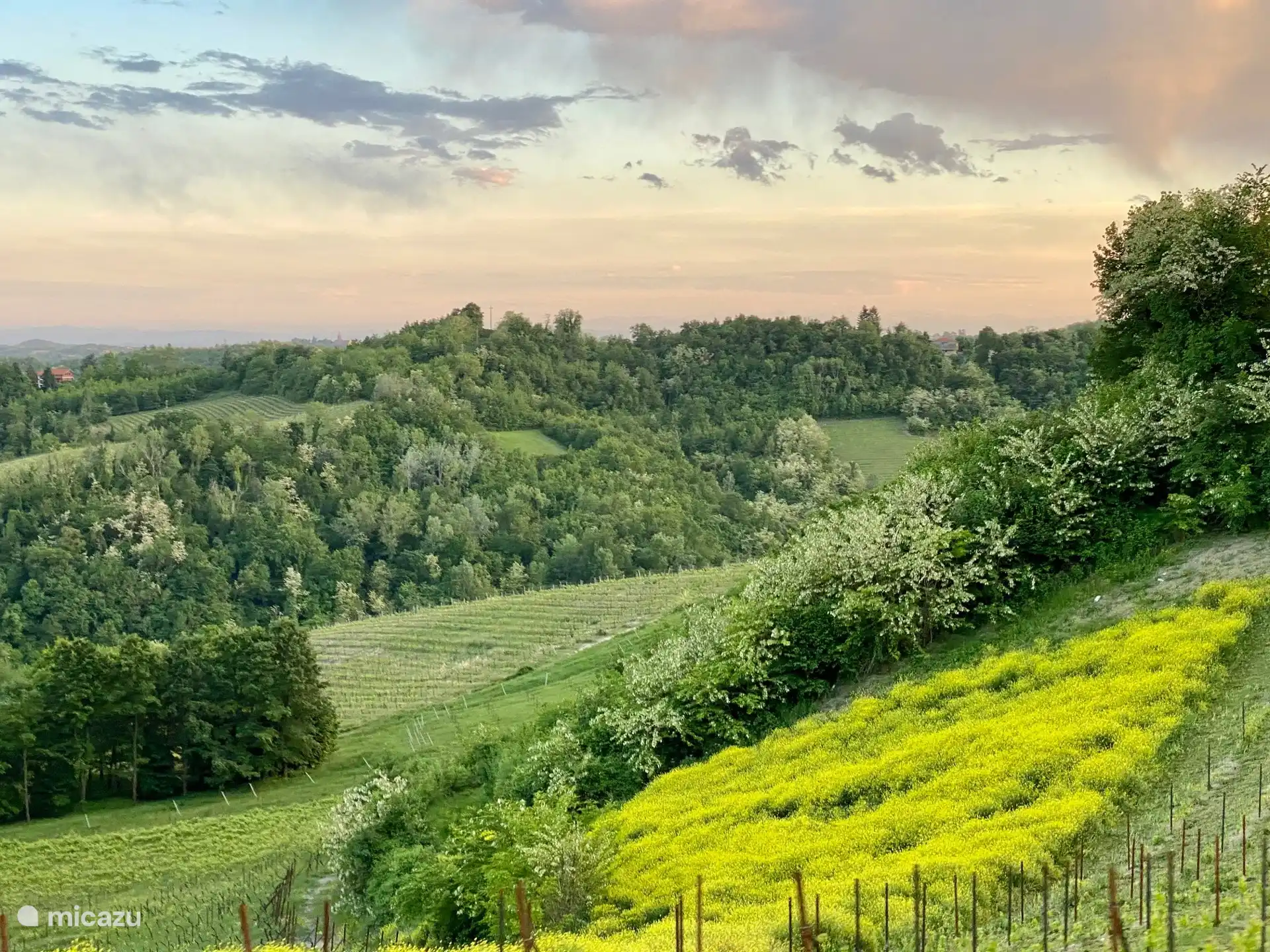 Le paysage du Piémont 