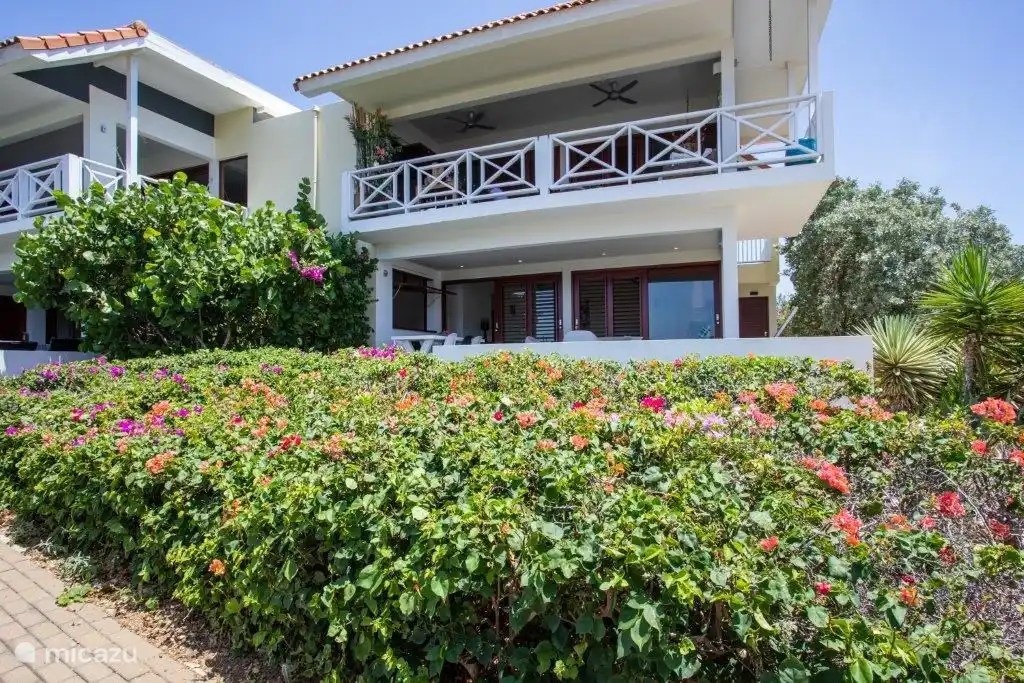 Vue de face de l'appartement du rez-de-chaussée.