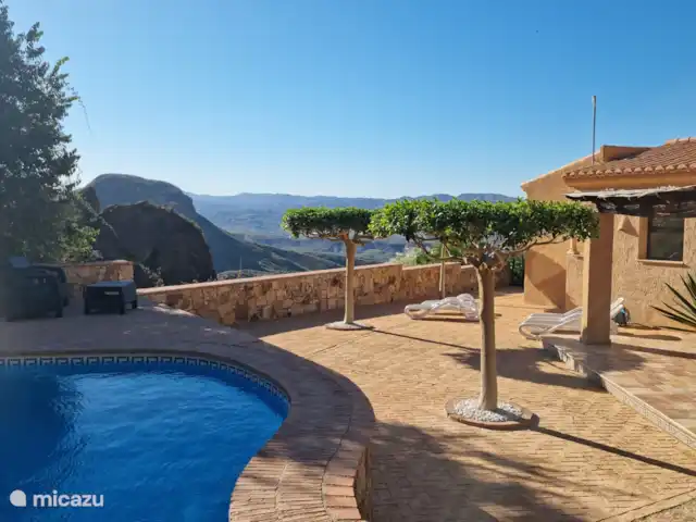 Casa Estrella | Espagne, Costa de Almeria, Turre - villa Vue sur la piscine et la vallée