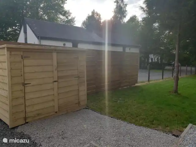 Maison Bonne Humeur Achouffe huren in België, Ardennen, Houffalize - gîte / cottage Tuinhuisje waar BBQ en andere toebehoren zich bevinden