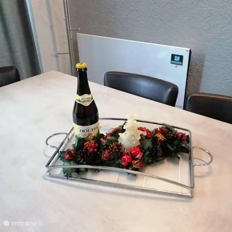 Ein Willkommensgeschenk bei der Ankunft