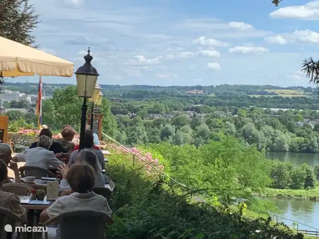 Vakantiehuis ontdek Zuid-Limburg huren in Nederland, Limburg, Simpelveld - vakantiehuis Teras met uitzicht op de Maas
